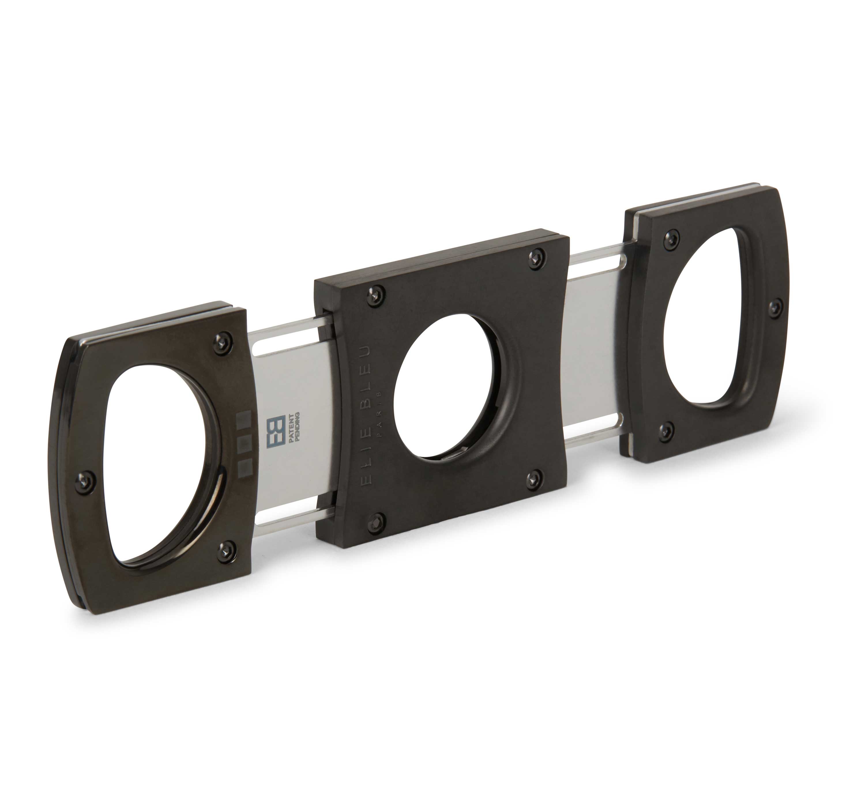 Elie Bleu Double Blade sigarkutter svart dobbeltblad