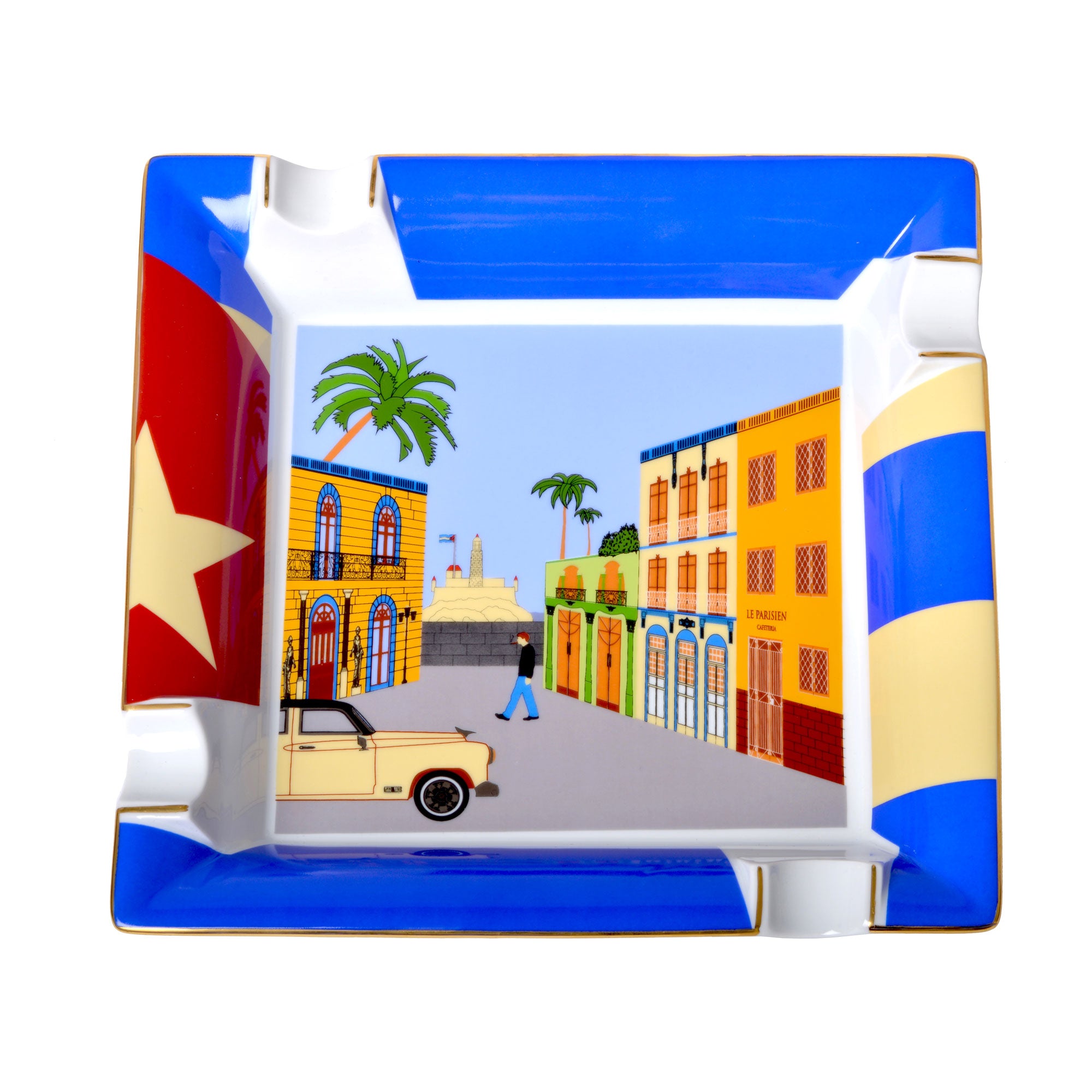 Elie Bleu Casa Cubana askebeger stor porselen