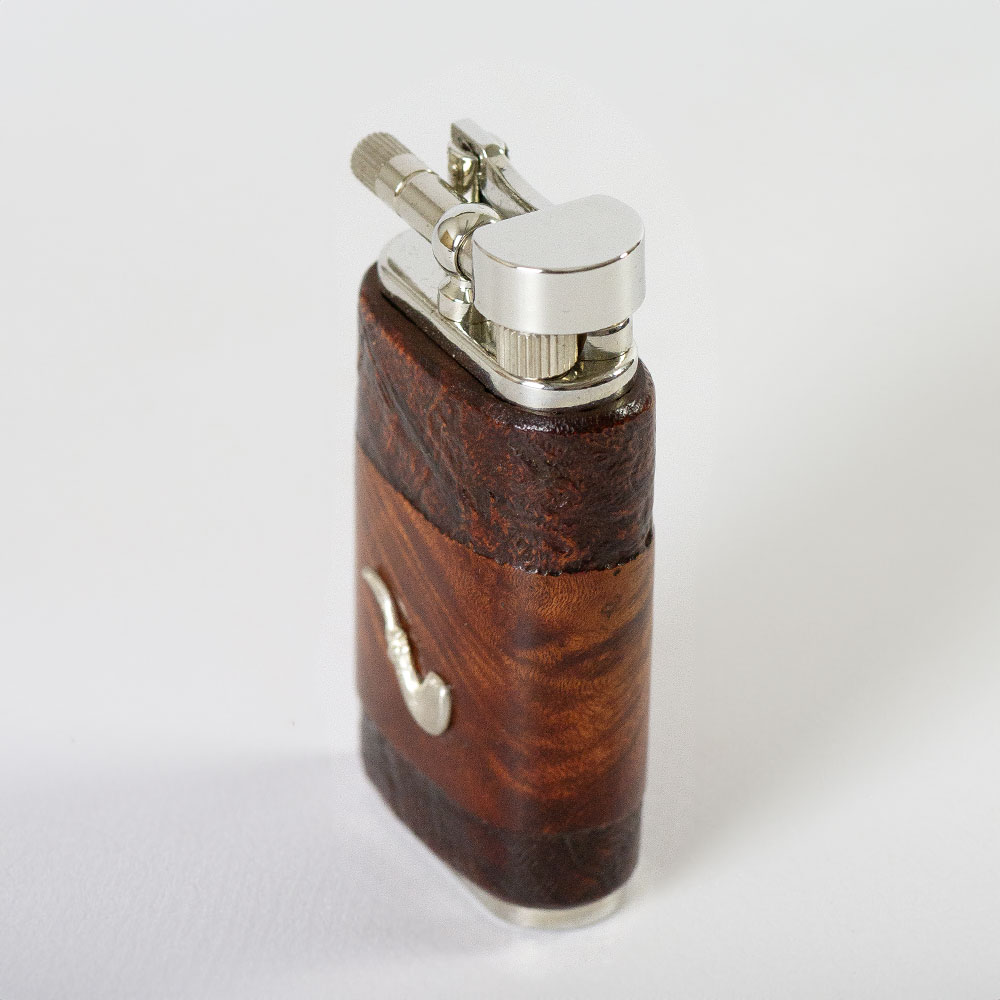 Mastro de Paja lighter bensin messing briar