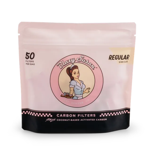 Purize Regular Size Blazy Susan aktivkullfilter 50 stk lilla 9 mm