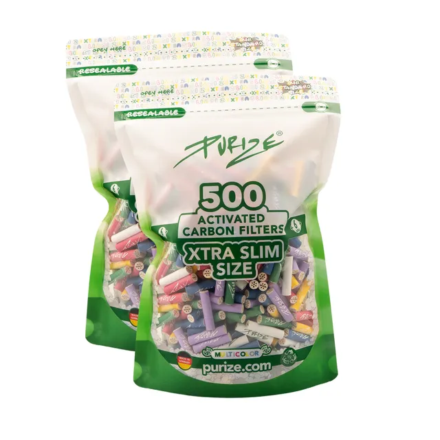 Purize XTRA Slim Size kullfilter 1000 stk 6 mm kokos