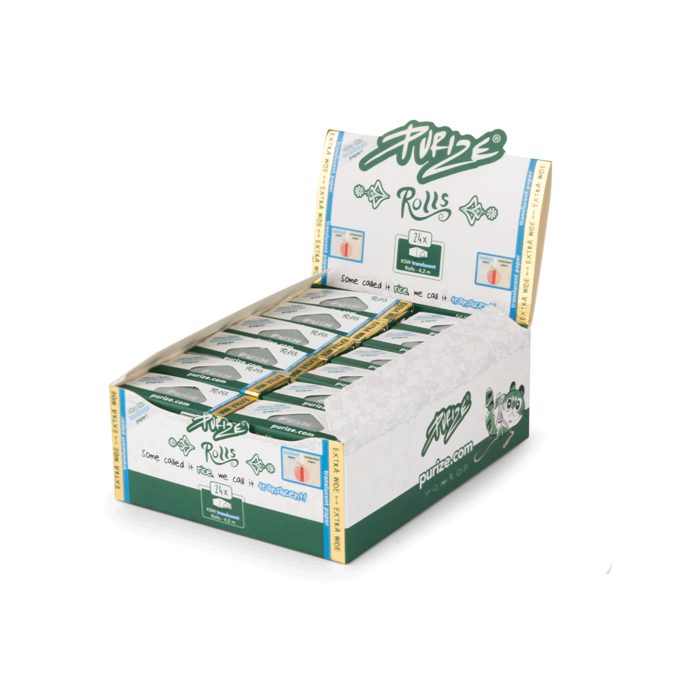 Purize Wide Rolls rullepapir brun 24-pakn ubleket
