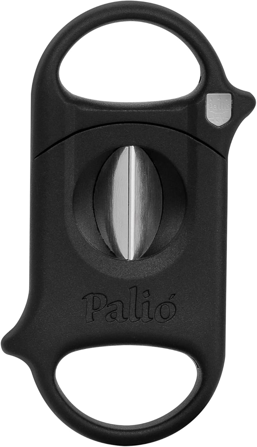 Palió VCut sigarkutter svart – V-snitt 64 ring