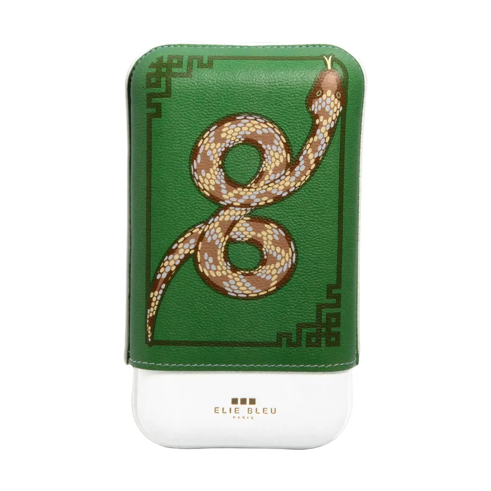 Elie Bleu Snake sigaretui 3 sigarer lær