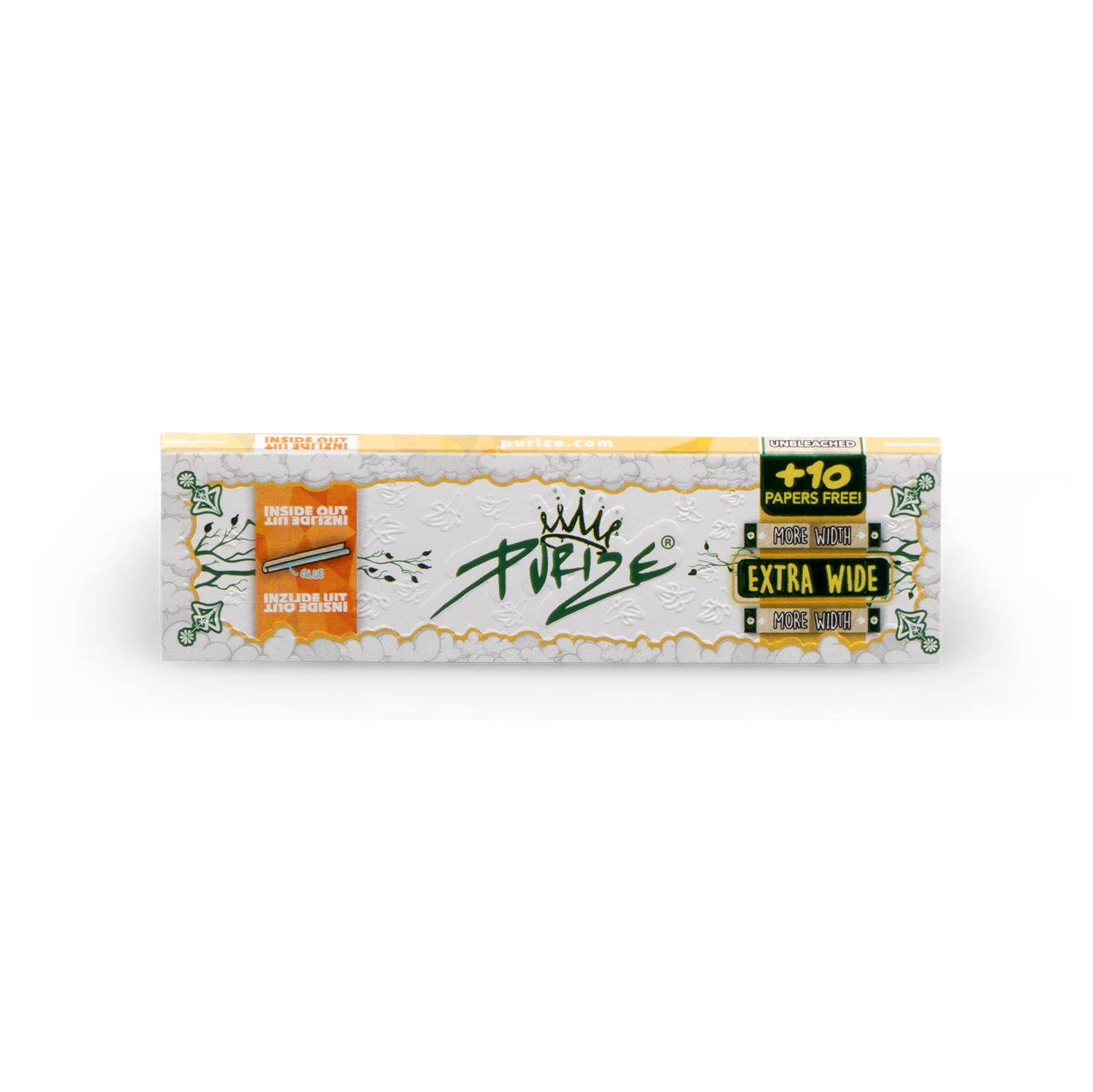 Purize King Size Wide Inside Out rullepapir 42 ark ubleket