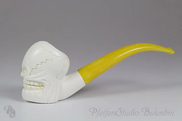 Bulentini Totenkopf M1384 midi merskumpipe hodeskalle