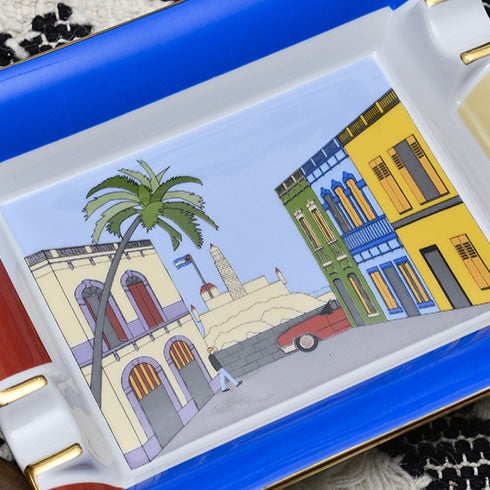 Elie Bleu Casa Cubana askebeger porselen Havana