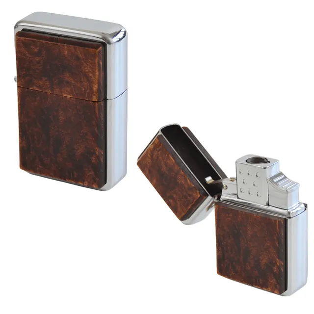 Mastro de Paja lommelighter gass forgylt radica 5,5 cm