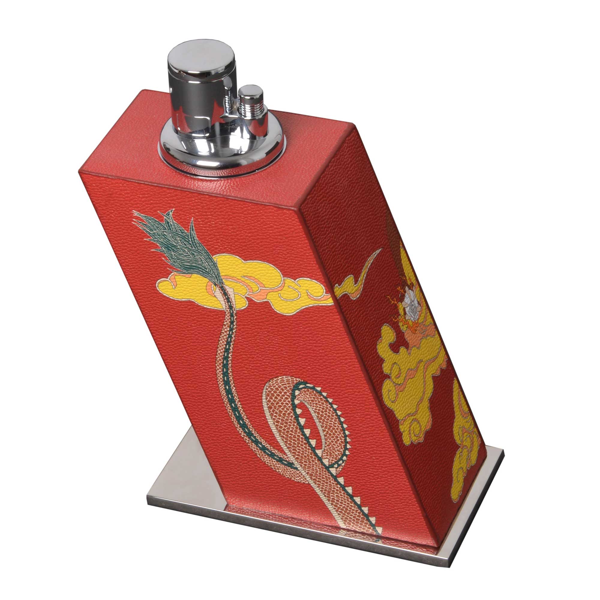 Elie Bleu Dragon bordlighter stor trippelflamme