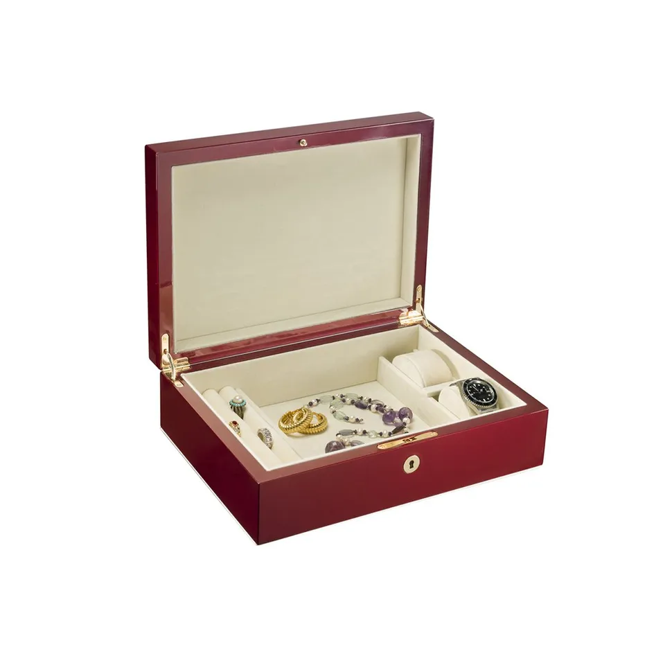 Morici Firenze Ruby Box oppbevaringsboks rubinrød