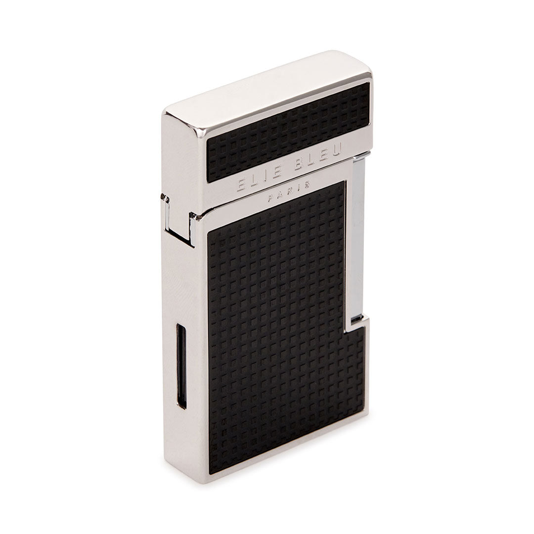 Elie Bleu Diamond Jetflame lommelighter rutenett