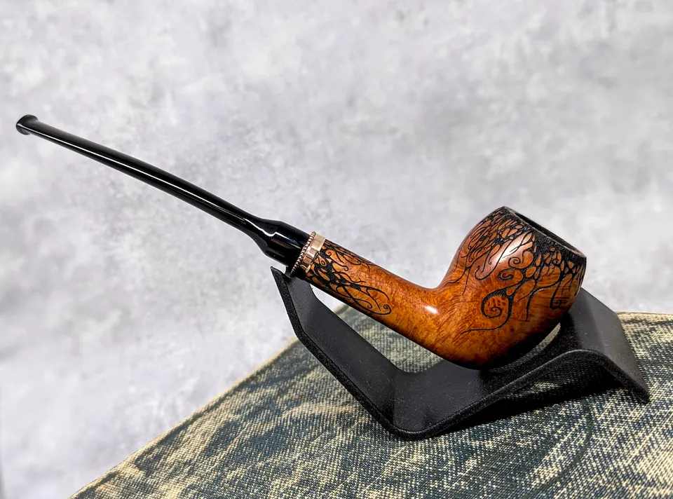 Talbert Ligne Bretagne 25M7LB tobakkspipe Mythos gravert
