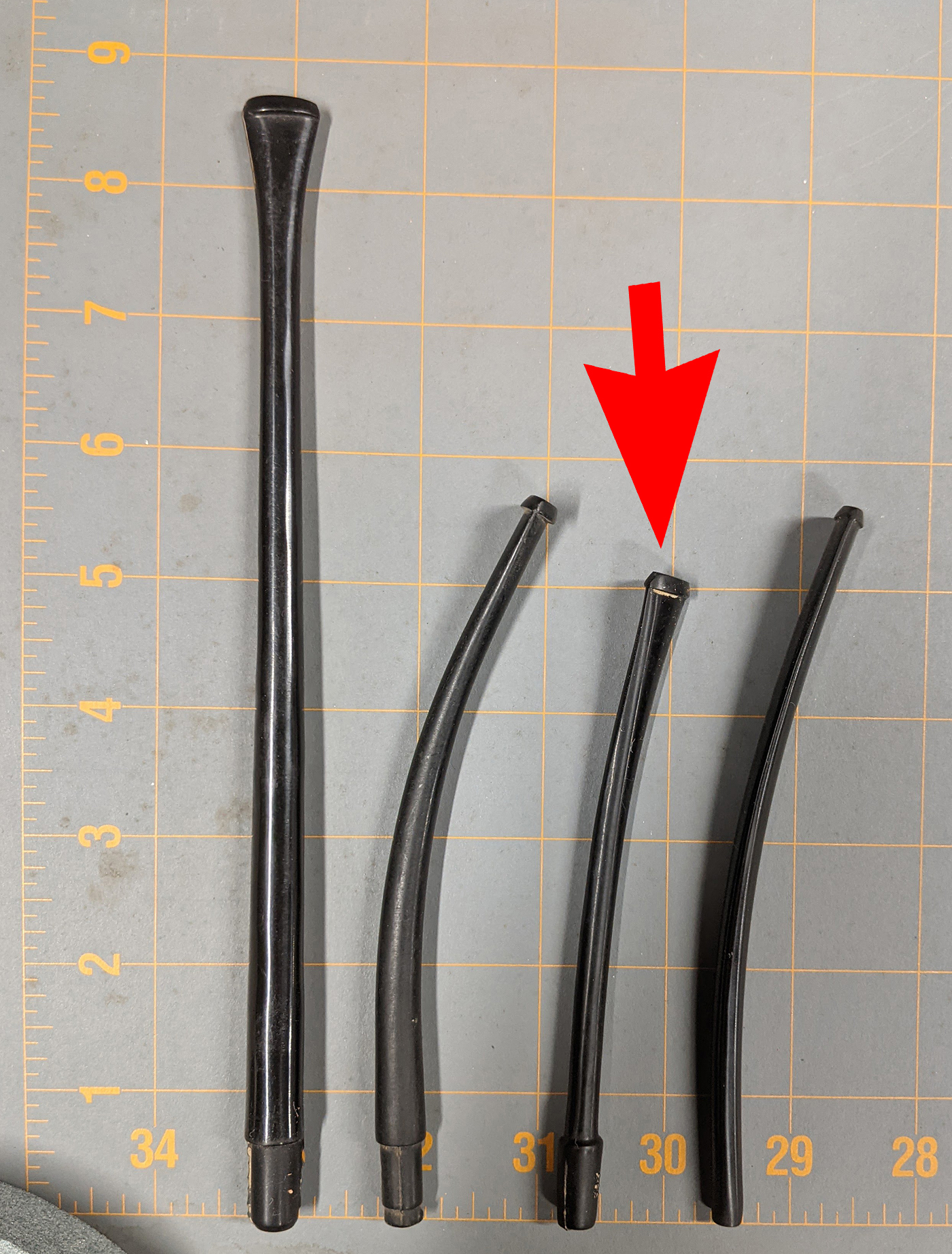 Talbert Pipes Churchwarden munnstykke taper 10-pk uferdig
