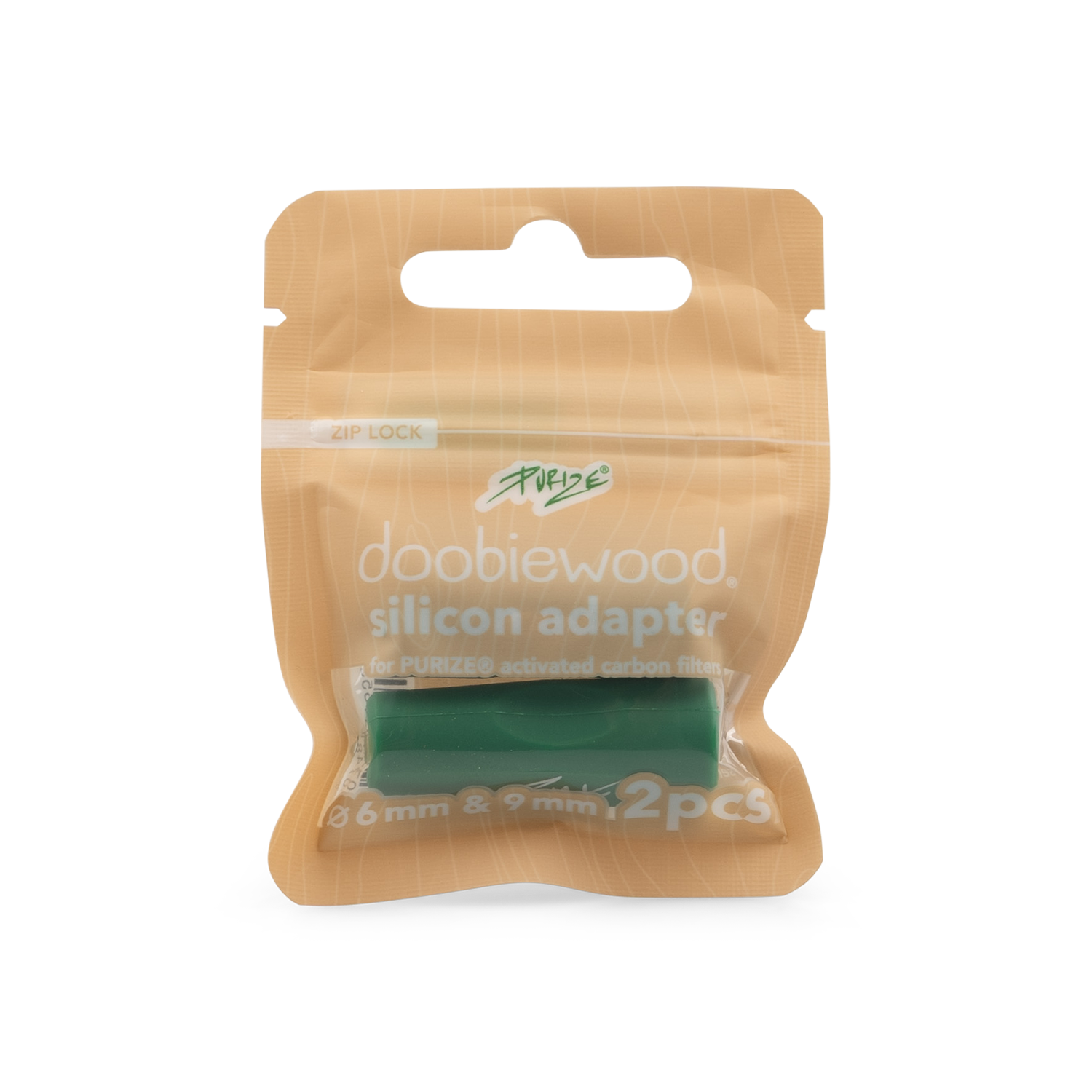 Purize Doobiewood munnstykke silikon 6+9 mm 2-pk