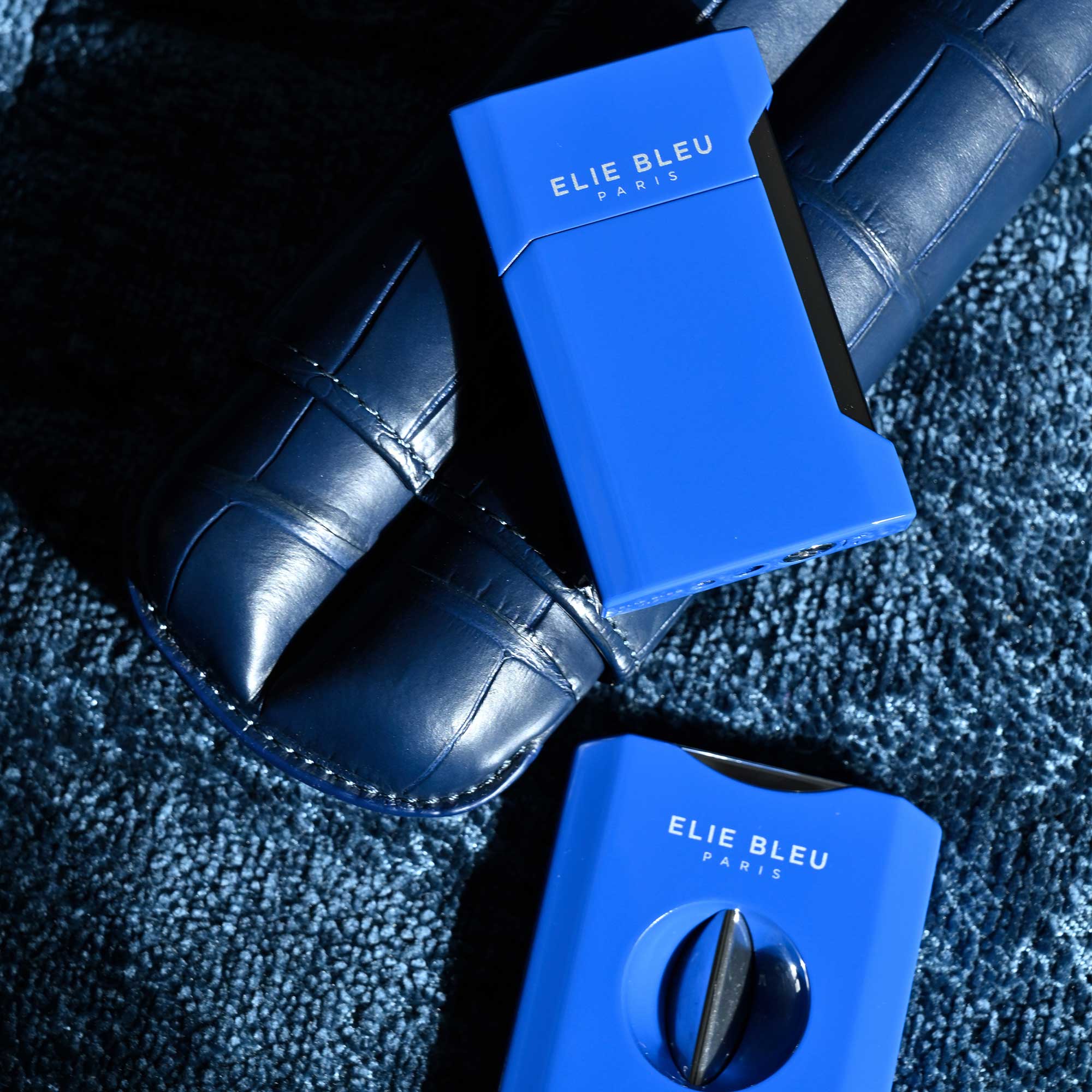 Elie Bleu Alligator sigaretui 2 sigarer havana