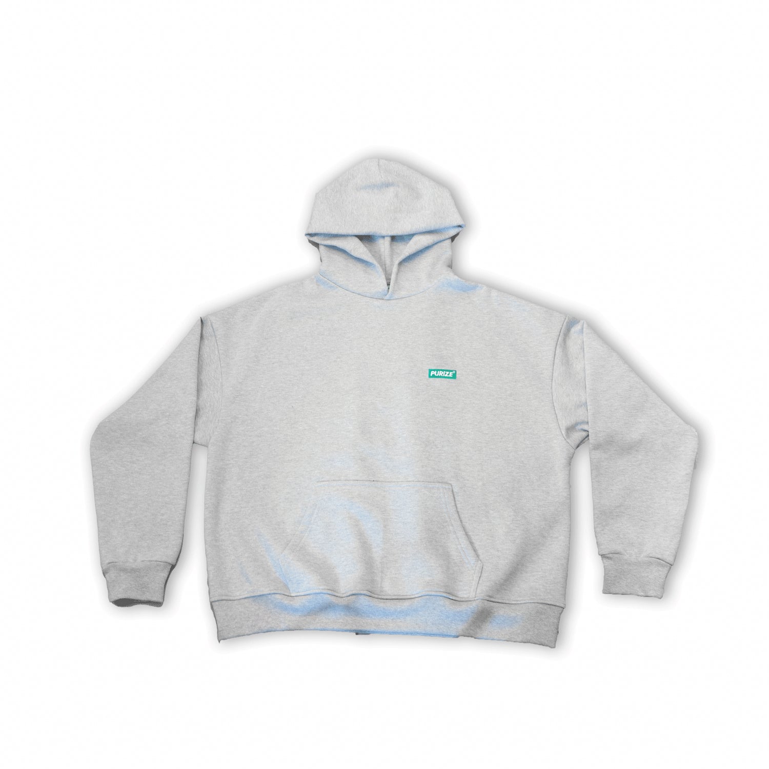 Purize Hoodie 2.0 hettegenser grå L oversized