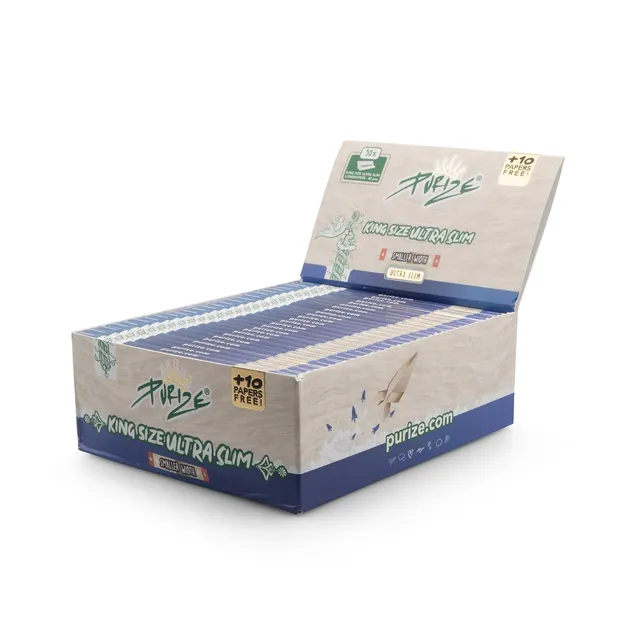 Purize King Size Ultra Slim rullepapir 50pk ubleket