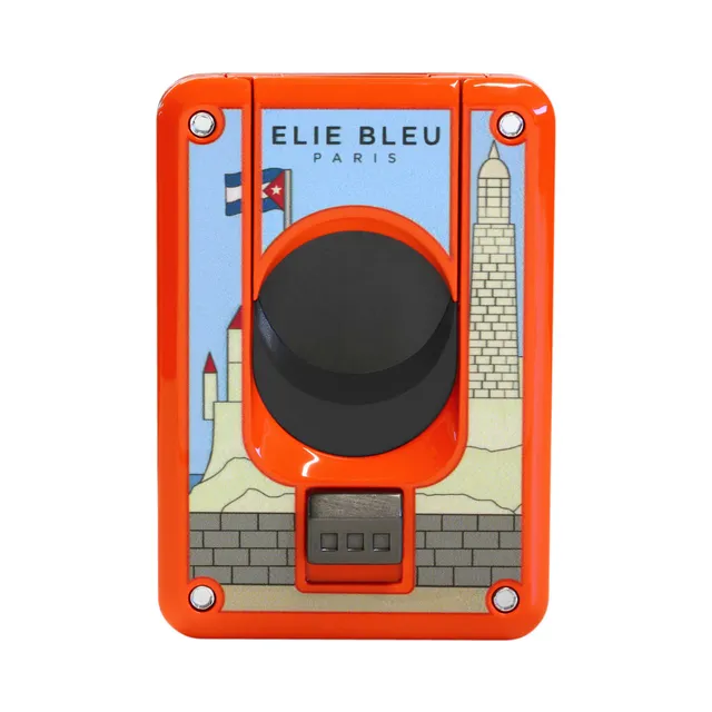 Elie Bleu Casa Cubana sigarkutter oransje dobbeltblad