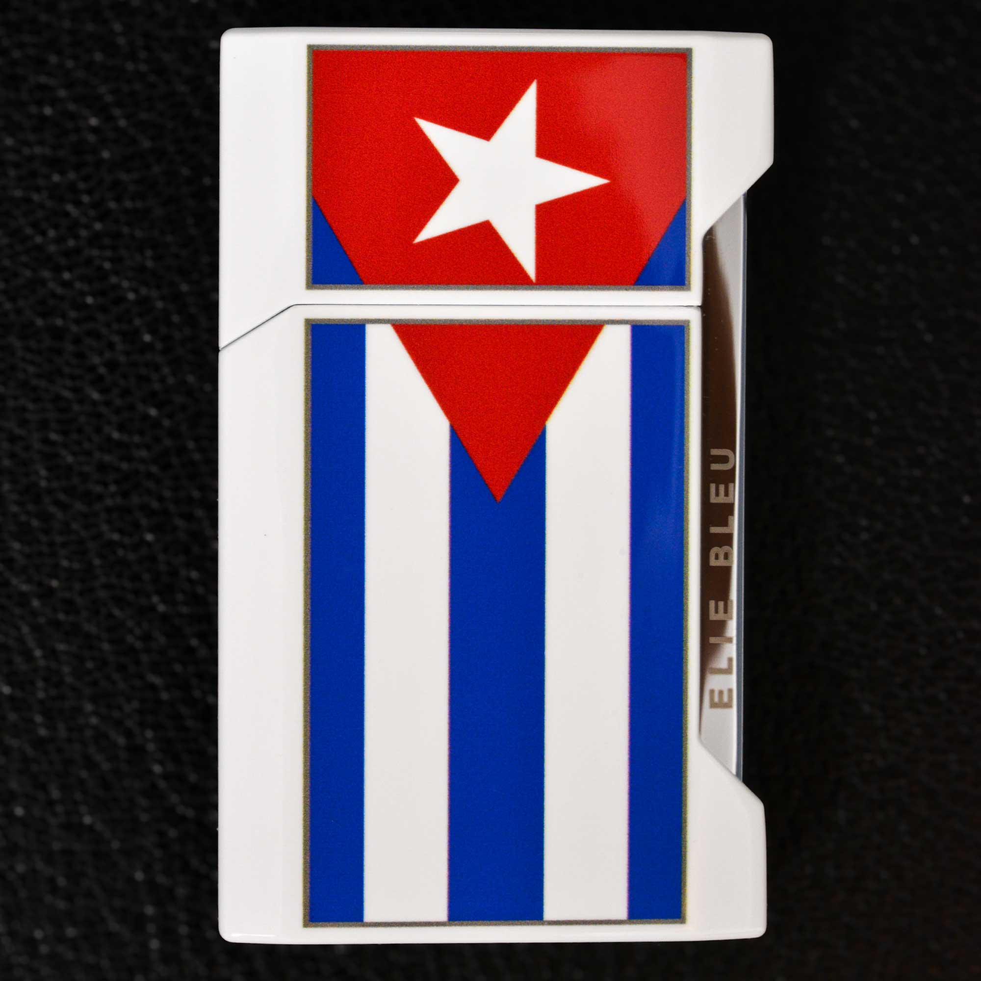 Elie Bleu Plano lommelighter cubansk flagg
