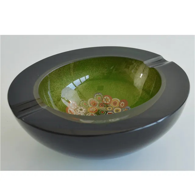 Mastro de Paja askebeger Murano-glass unik 21 cm