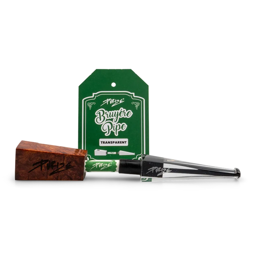 Purize Bruyère Transparent Edition pipe briar 9 mm