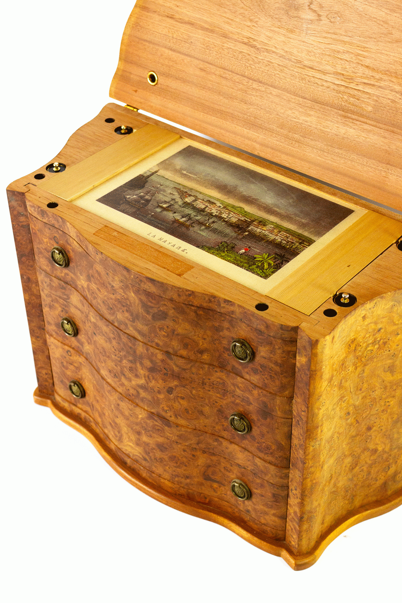Mastro de Paja humidor sigarskap 150 sigarer alm
