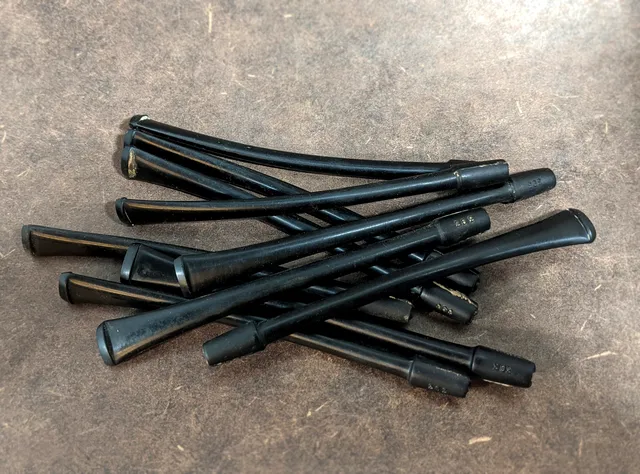 Talbert Pipes Churchwarden munnstykke taper 10-pk uferdig