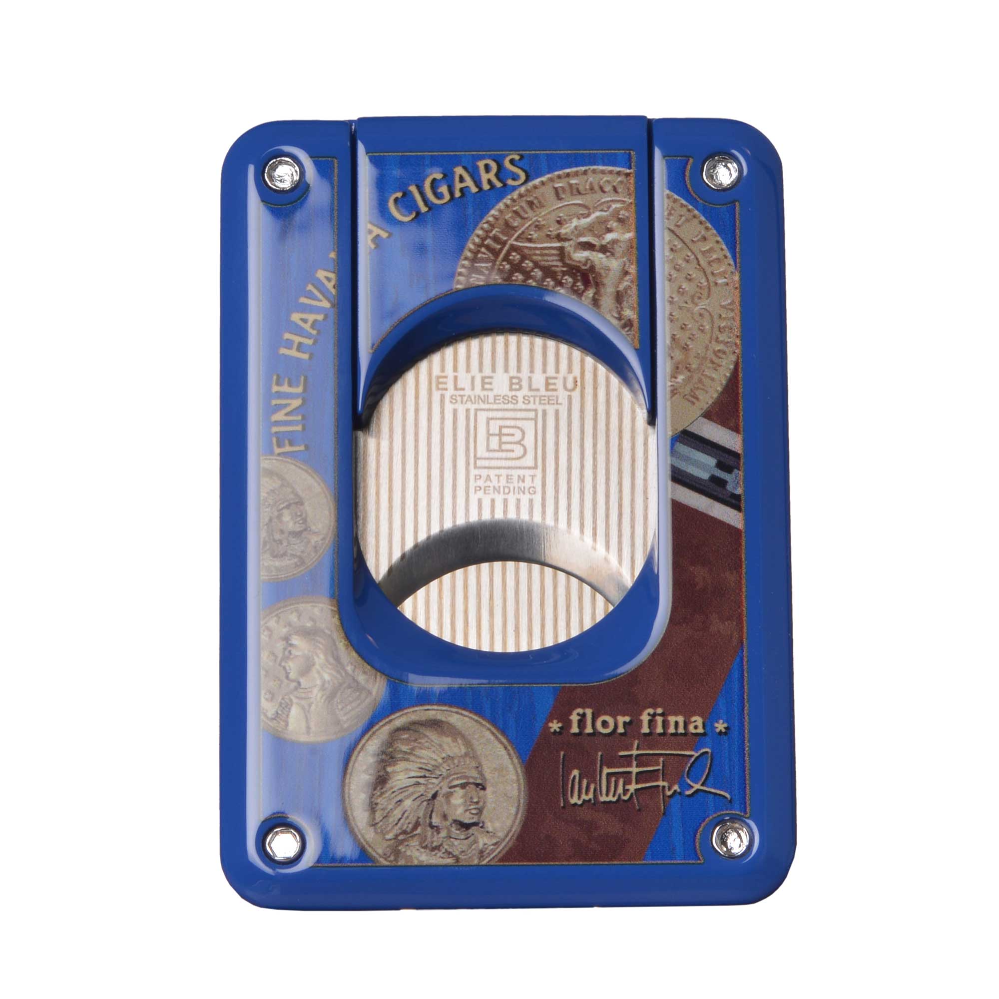 Elie Bleu Medal sigarkutter dobbelblad lakk presis