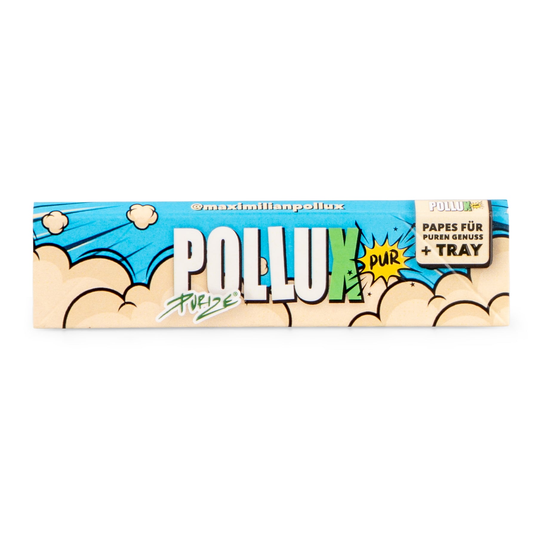 Purize Papes'n'Tray Pollux King Size Slim rullepapir med tray