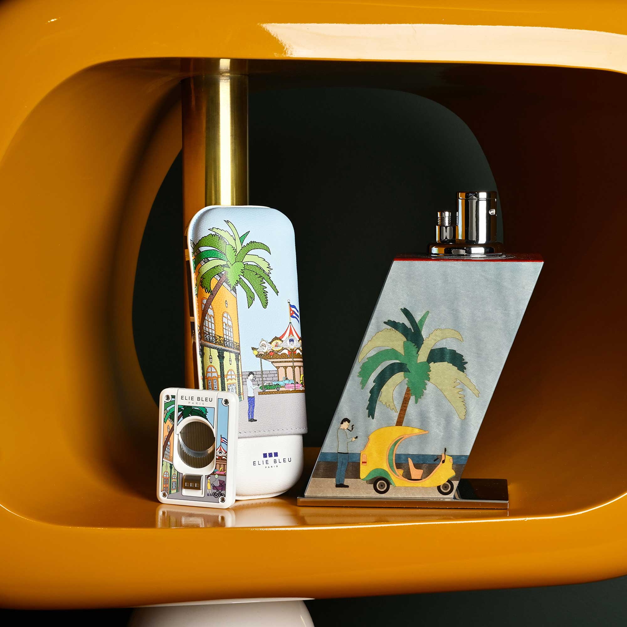 Casa Cubana Carousel dobbelbladet sigarkutter hvit