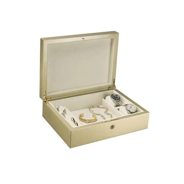 Morici Firenze Champagne sigarboks skinn