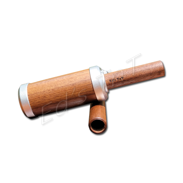 Ed's TNT Tinymight tremunnstykke 9 cm valnøtt hardtre