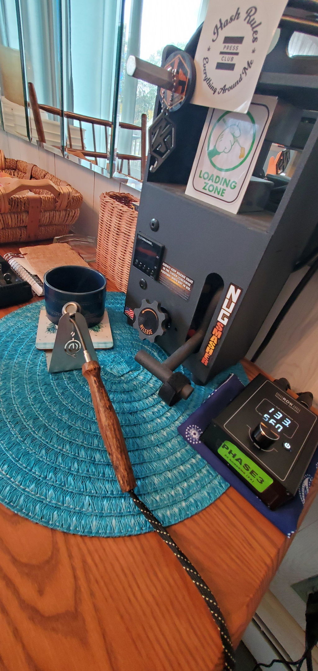 Ed's TNT PID Coil håndtak cocobolo 5 tommer