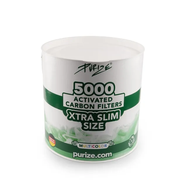 Purize XTRA Slim kullfilter 6 mm 5000 stk