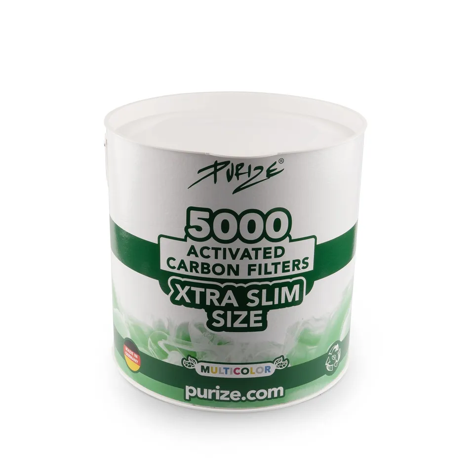 Purize XTRA Slim kullfilter 6 mm 5000 stk
