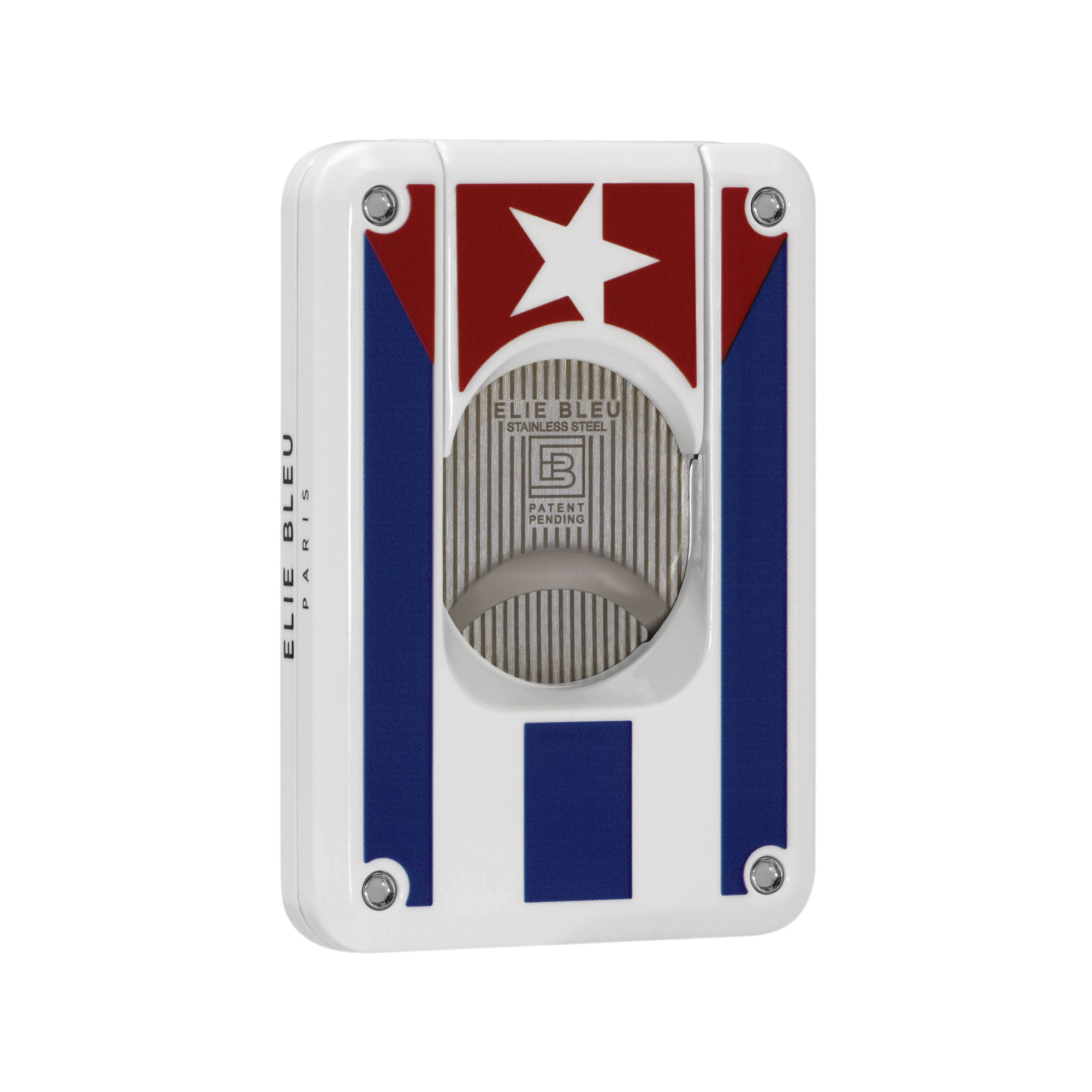 Elie Bleu sigarkutter dobbel Cuban Flag