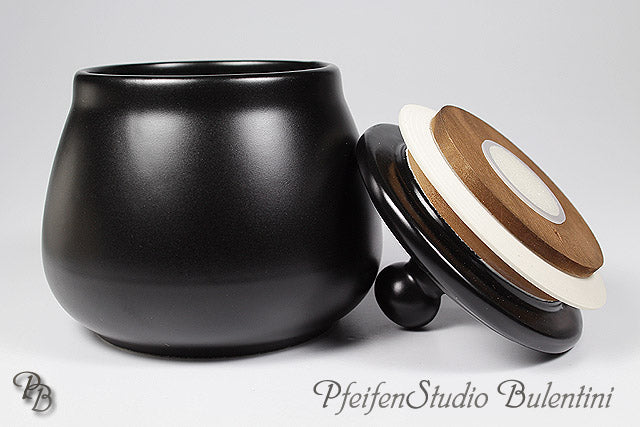 Bulentini Set Matt Circa pipesett askebeger tobakk svart