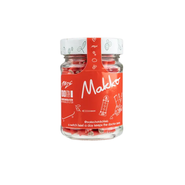 Purize XTRA Slim 6mm kullfilter 100 glass Makko