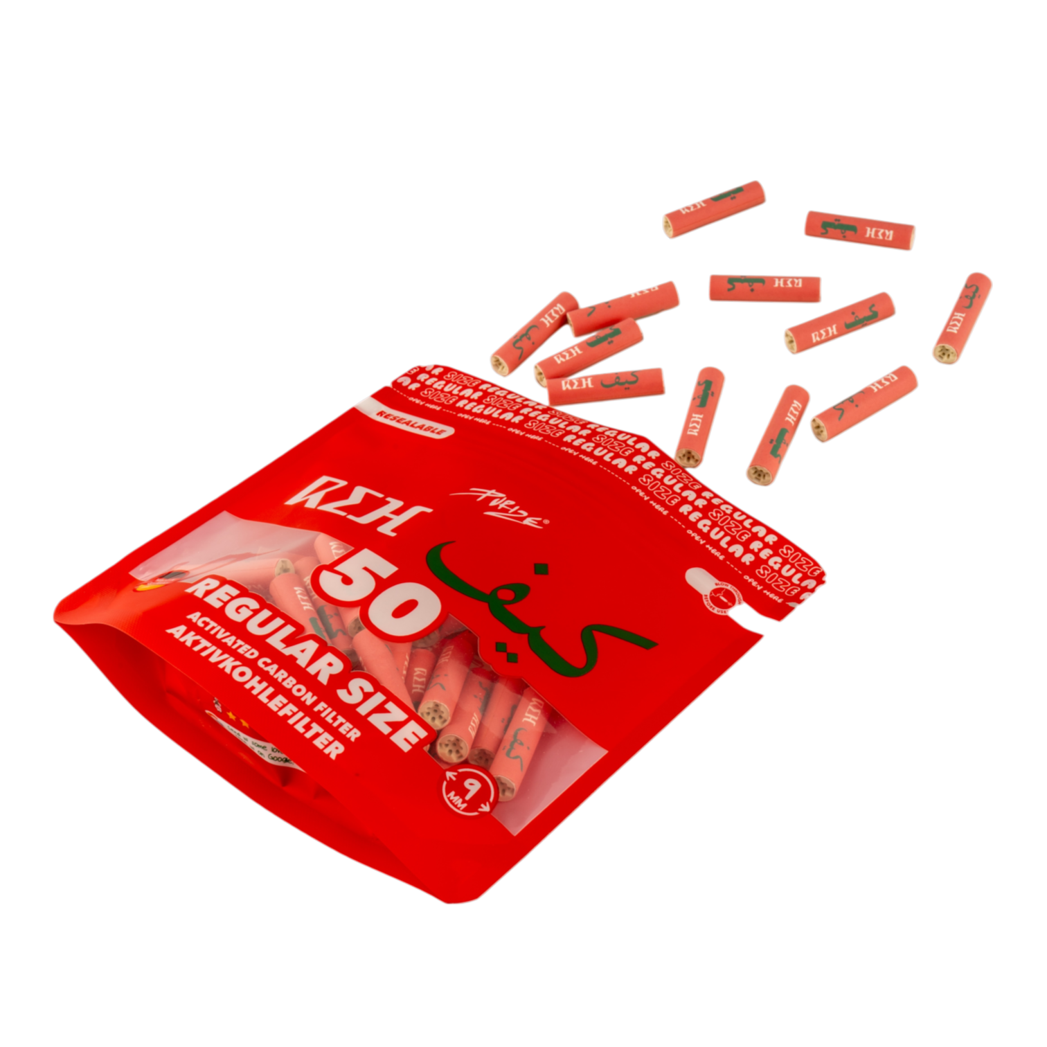 Purize Regular Size Kif Kif kullfilter 50 stk 9 mm