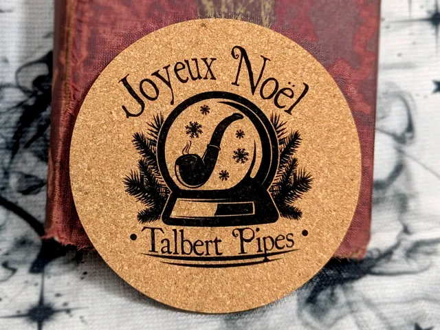 Talbert Christmas Coaster glassbrikke Joyeux Noël