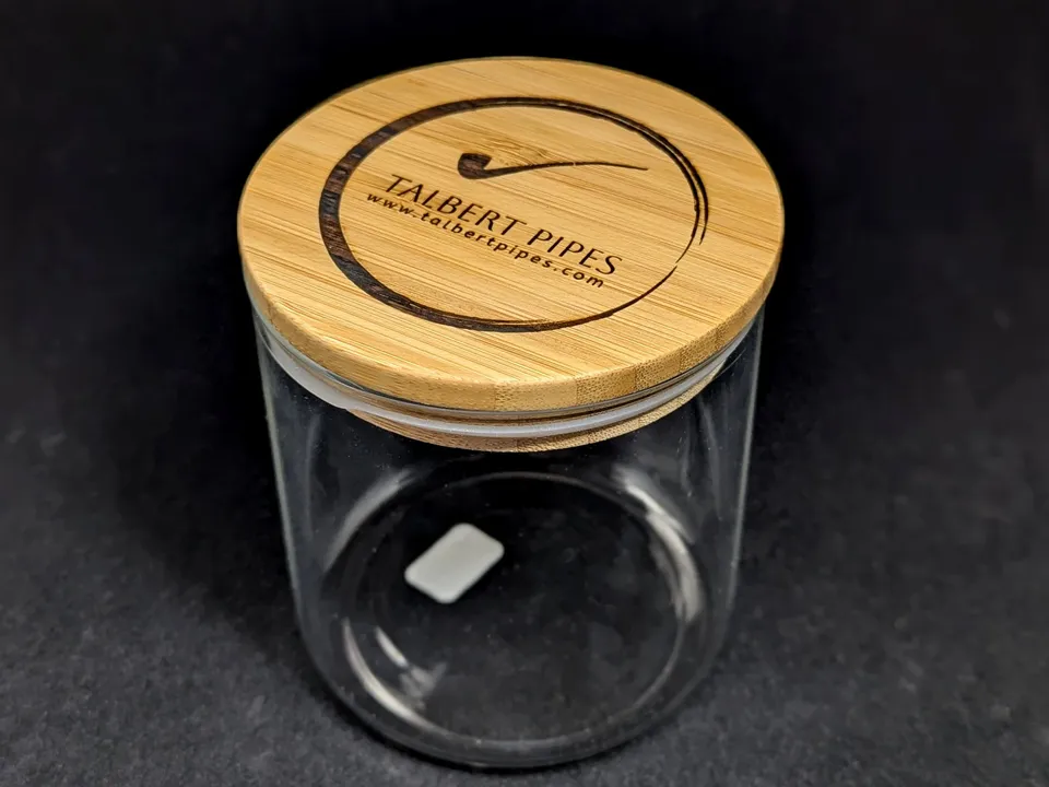 Talbert Pipes Humidor tobaksboks liten gravert