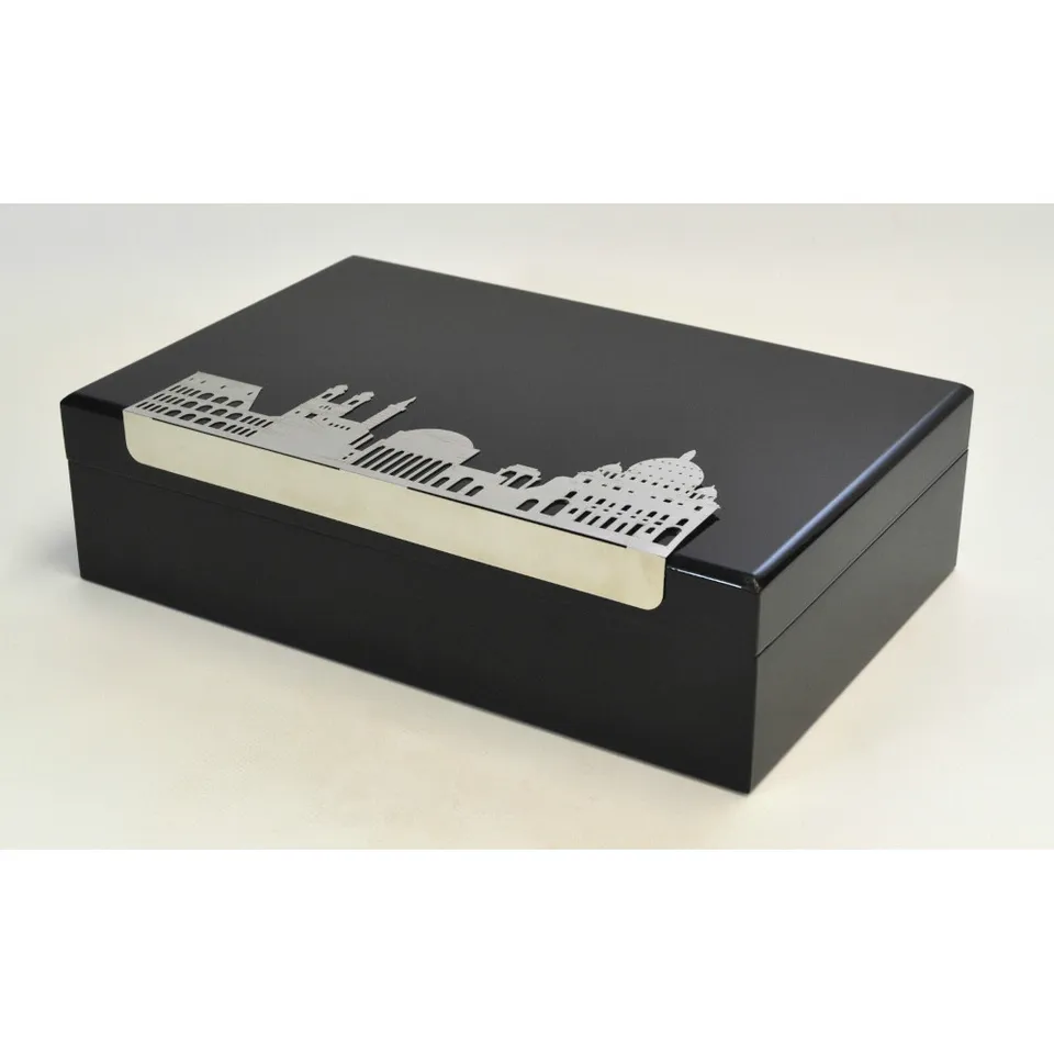 Mastro de Paja humidor sigarboks 30 sigarer svart