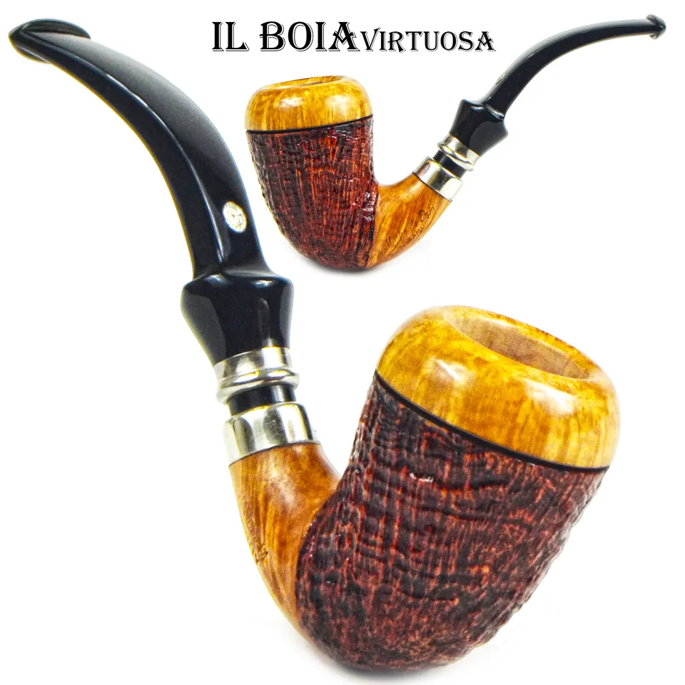 Mastro de Paja Il Boia Virtuosa håndlaget pipe briar
