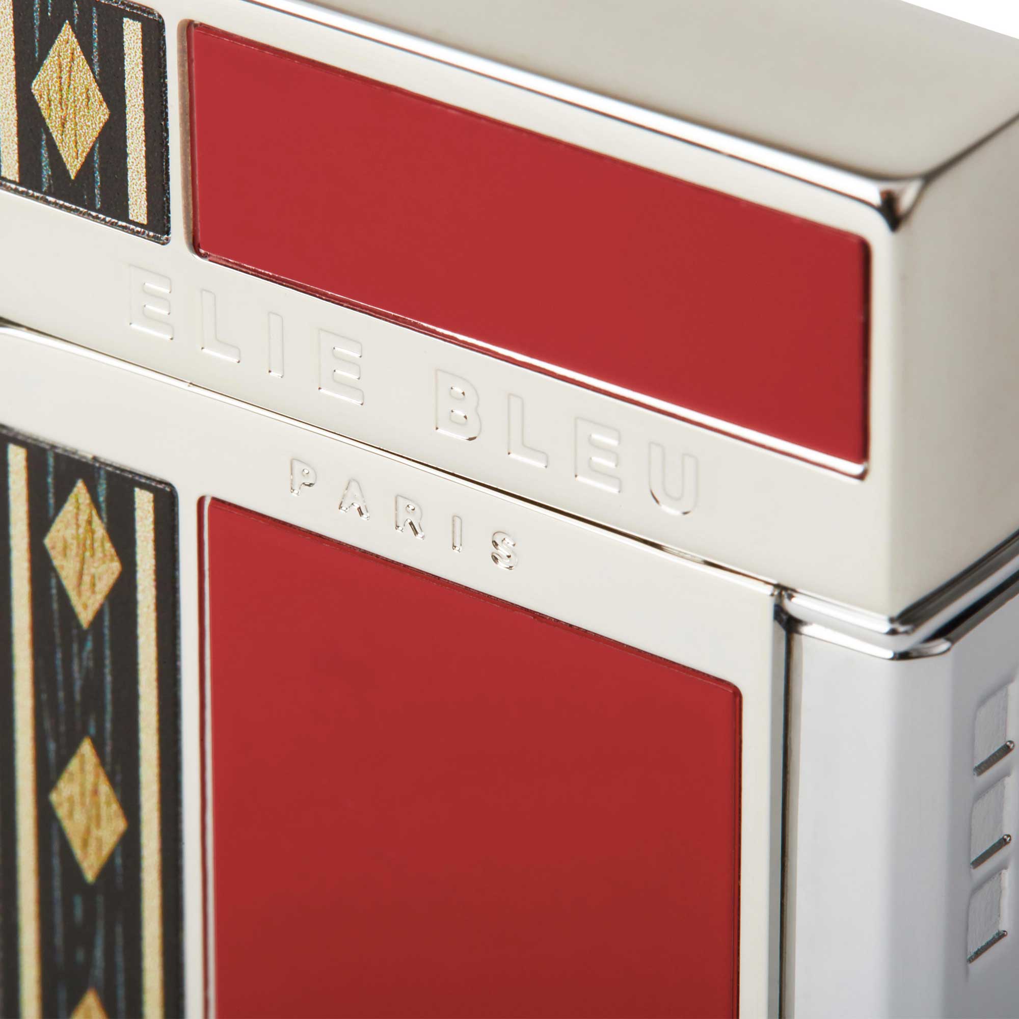 Elie Bleu Diamond Jetflame Alba lighter rød EBJ1453