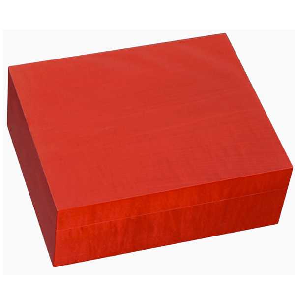 Elie Bleu Fruit smykkeskrin gul 6 ringer sycomore