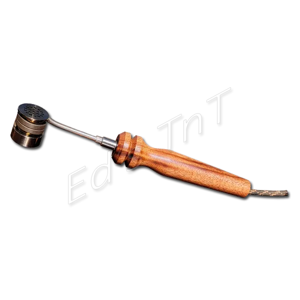 Ed's TNT Flower Wand håndtak tigerwood 5"