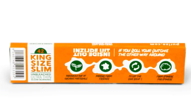 Purize King Size Slim Inside Out rullepapir 50 pk ubleket