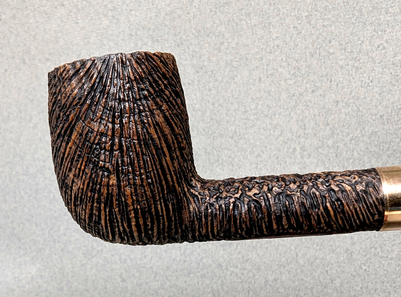 Talbert Ligne Bretagne 2605LB tobakkspipe hybrid rustikk