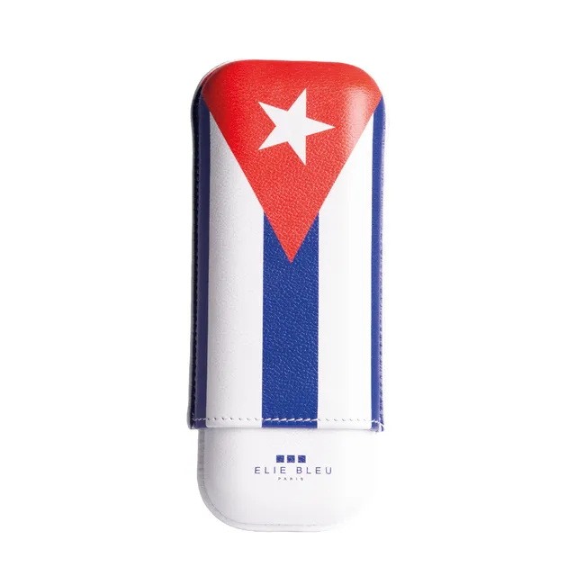 Elie Bleu Cuban Flag sigaretui 2 sigarer kaliber 27