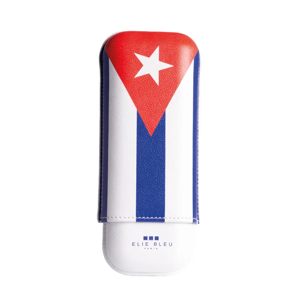 Elie Bleu Cuban Flag sigaretui 2 sigarer kaliber 27